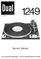 Dual 1249-Service-Manual